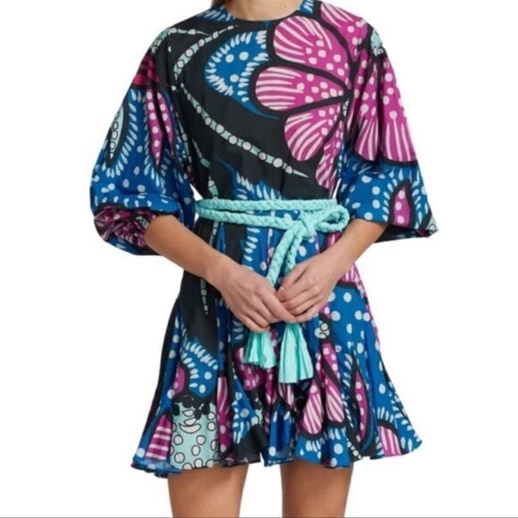 Rhode Ella Floral Dress ( No Belt) Size M - Picture 1 of 8